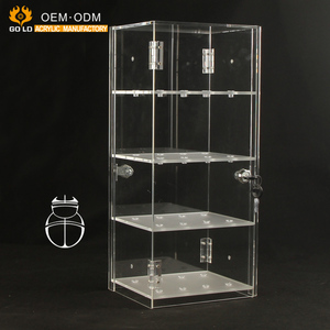 Wholesale Creative Reliable Professional Clear Acrylic Display Box With Lock