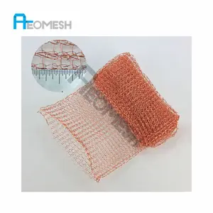 Made in Guangzhou Knitted Oxygen-freies Tinned Copper Wire Mesh For Shielding