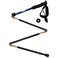 Nhôm Gậy Sắt Để Trèo Núi Sợi Carbon Cũ Người Đàn Ông Telescoping Kpop Ánh Sáng Đi Bộ Đường Dài Cực Bắc Âu Đi Bộ Walking Stick Trekking Cực Mía