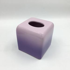 Moderne Carré Blanc <span class=keywords><strong>Boite</strong></span> à Mouchoirs En Bois - Product Image 6