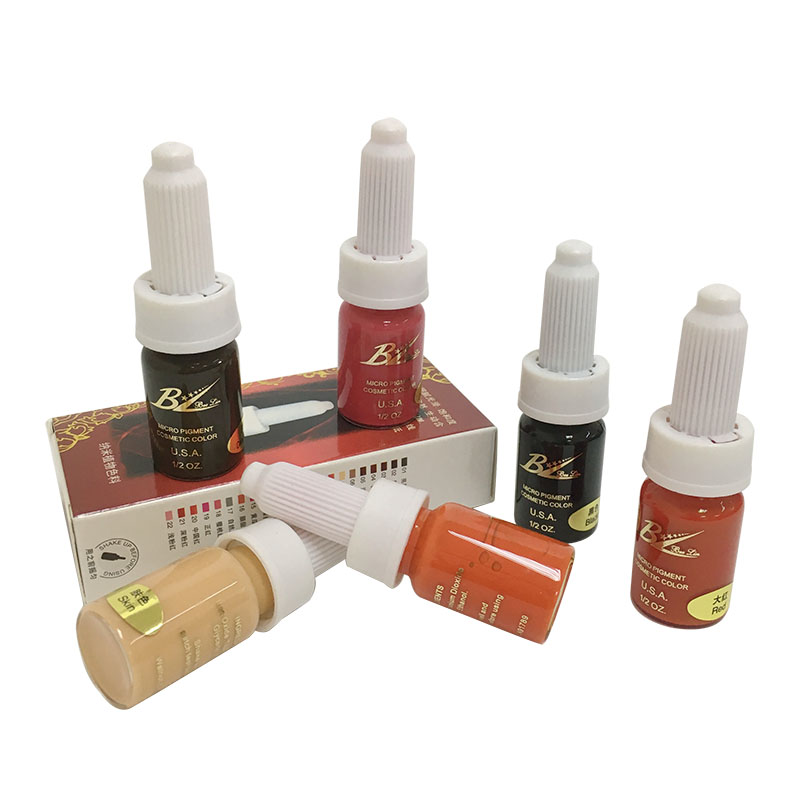 BL-Permanent Makeup Tattoo Ink Pigment, Eyebrow, Eyeliner, Lip, Microblading, Eyebrow, Eyeliner