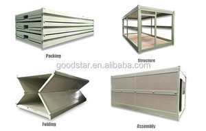 Chi phí thấp đúc sẵn xách tay 20ft Tiny Modular <span class=keywords><strong>cabin</strong></span> <span class=keywords><strong>container</strong></span> gấp nhà nhà - Product Image 4