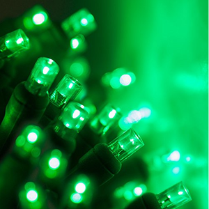 Ngoài trời 5 mét giáng sinh trang trí ánh sáng 22AWG màu xanh lá cây dây 50 đếm 6 "không gian 5 mét hình nón mini <span class=keywords><strong>LED</strong></span> <span class=keywords><strong>String</strong></span> <span class=keywords><strong>Lights</strong></span> - Product Image 6