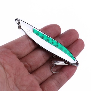 Hengjia 8.8cm 21g spinner stampati in metallo con paillettes artificiali <span class=keywords><strong>esche</strong></span> <span class=keywords><strong>esche</strong></span> da pesca per il lago e il ruscello del fiume - Product Image 4
