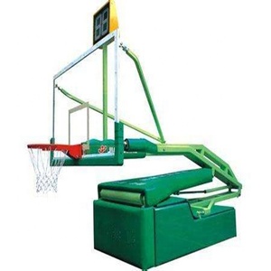 Canestro da <span class=keywords><strong>Basket</strong></span> <span class=keywords><strong>Portatile</strong></span> Standard FIBA per Interni ed Esterni con Regolazione Idraulica e Tabellone in Vetro Temperato - Product Image 3