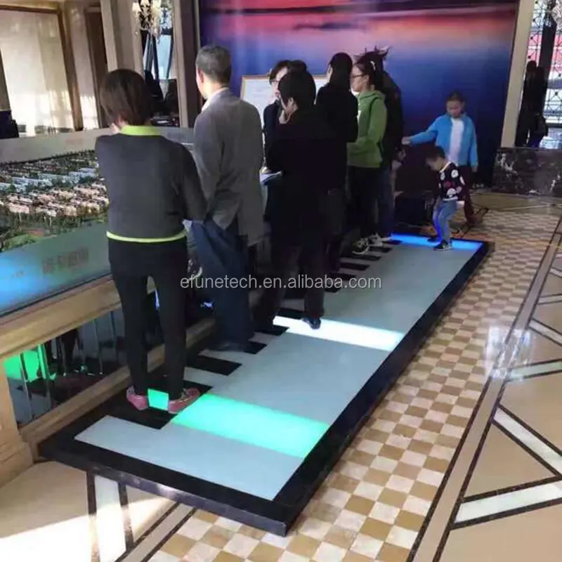 innovative products 2018 led digital interactive commercial piano keyboard floors walking piano flooring