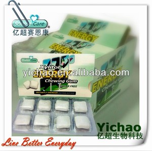Xylitol sugar without rubber Arabian caffeine Monster Energy chewing gum - Product Image 1
