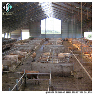 Struttura in acciaio di Disegno Bestiame Fattoria Capannone di Capra/Bestiame Aziende Agricole di Costruzione - Product Image 2