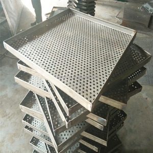 Khay Lưới Thép Không Gỉ Đục Lỗ Tròn Đục Lỗ Thực Phẩm Theo Yêu Cầu - Product Image 1