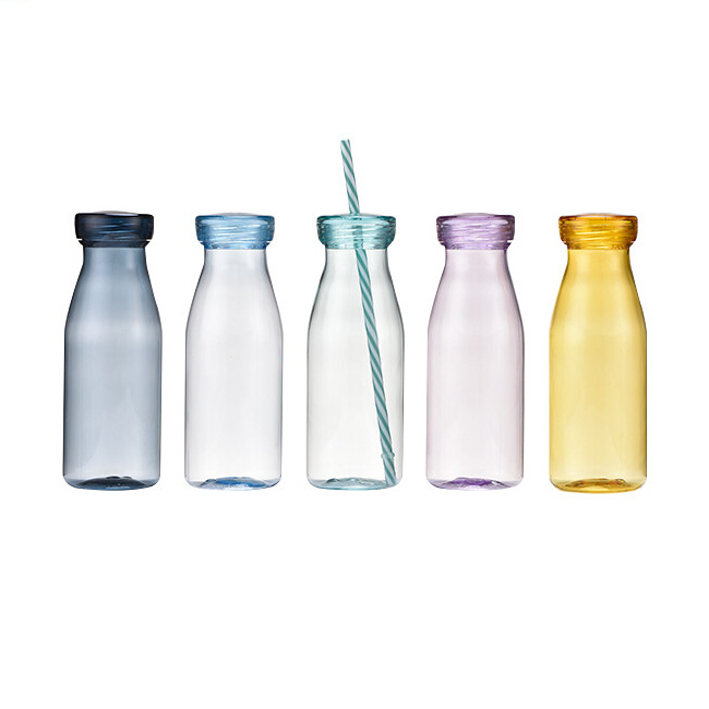 Оптовая продажа 350 мл/500 мл bpa бесплатно прозрачные детские пластиковые бутылки для сока и молока
