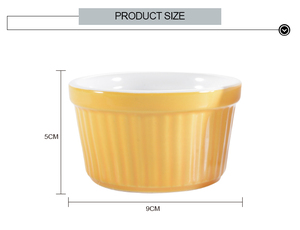 Crème Brûlée Ramekins Plats à soufflé en céramique <span class=keywords><strong>Mini</strong></span> taille Bol à <span class=keywords><strong>ramequin</strong></span> blanc Bols à dessert Plat de cuisson pour cupcakes - Product Image 4