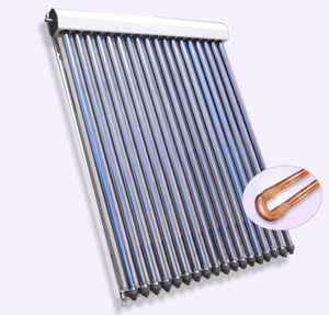 Calentador de agua <span class=keywords><strong>solar</strong></span> <span class=keywords><strong>horizontal</strong></span> de alta eficiencia, tubos de cobre, colector <span class=keywords><strong>solar</strong></span> de vidrio al vacío - Product Image 1