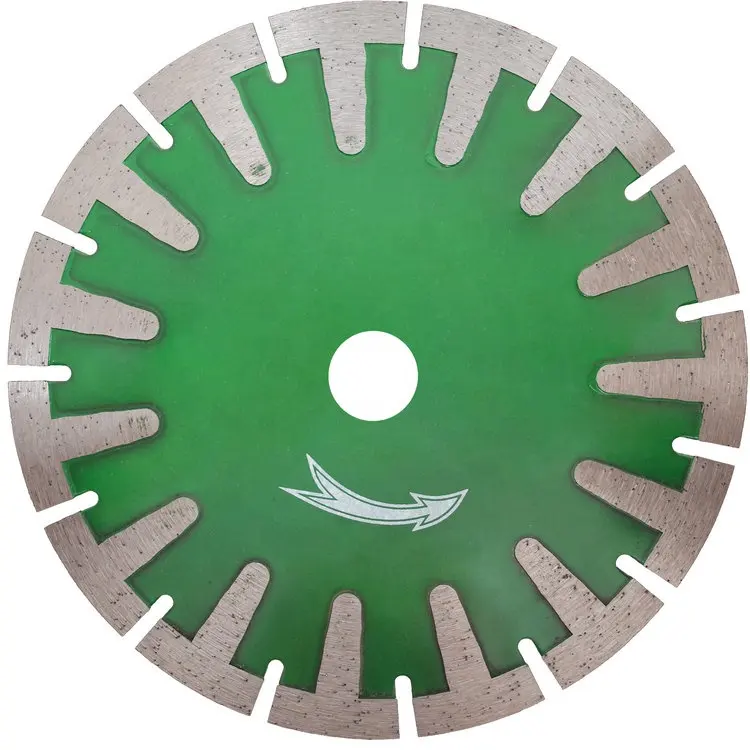 Cekung Turbo Tersegmentasi T Bentuk Diamond Saw Blade 125 Mm 115 Mm untuk Granit Marmer