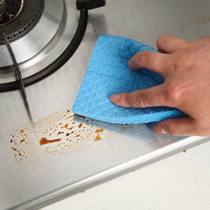 Grande éponge en cellulose imprimée résistante et absorbante. - Product Image 5