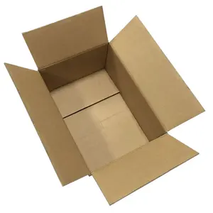 茶色の移動段ボール箱郵便配送ボックス用12x12工場出荷茶色の箱の包装