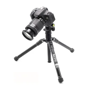 XILETU LM225 + T-O便携式三脚架旅行迷你铝三脚架相机