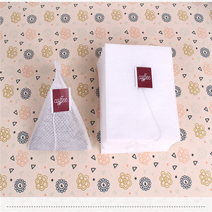 Sacchetti per Tè in Nylon Termosaldati Usa e Getta a Quattro Angoli Sacchetti Triangolari in Rete di Nylon per Tè - Product Image 6