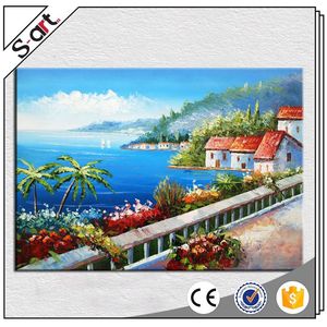Qualità Premium hotsell mar mediterraneo cornice astratta pittura a olio <span class=keywords><strong>di</strong></span> paesaggio - Product Image 2