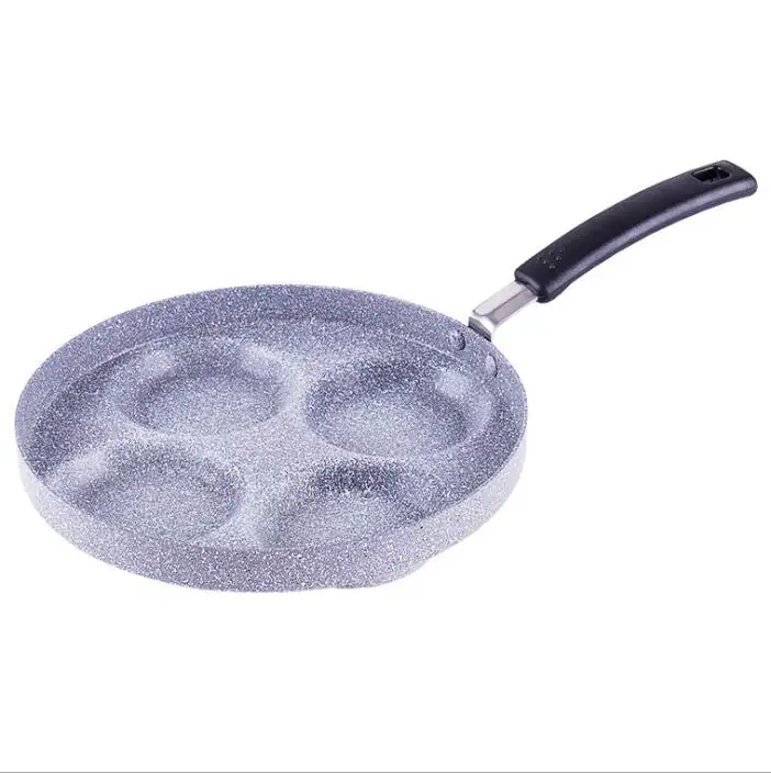 Hot Koop Ontbijt Pannen Aluminium Eeg Pan Non Stick Koekenpan Hoge Kwaliteit Goedkope Koekenpan Wok Marmer Vier Verdelen Koekenpan cake Kookgerei