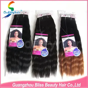 Ali express Haar Großhandel beste Qualität Ombre Farbe Remy Haar, Super Waving Yaki verworrene brasilia nische Remy Echthaar verlängerung