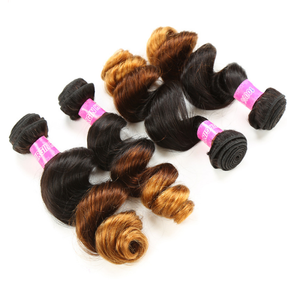 新到货批发 ombre 1B/4/30 身体波浪处女巴西/印度头发编织高品质发束 - Product Image 4