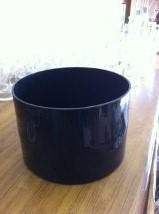 Venta al por mayor hecho a mano claro esmerilado ámbar seda vidrio resistente al calor cilindro de plata portavelas Navidad tarros votivos San Valentín - Product Image 2