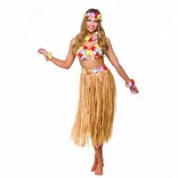 Bayanlar Hawaiian için Hawaii Parti Kız 5 adet Kostüm Kıyafet Fantezi Elbise Bayan Yeni SA2138