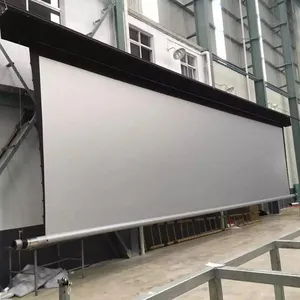 big size motorized screen theater projector screen