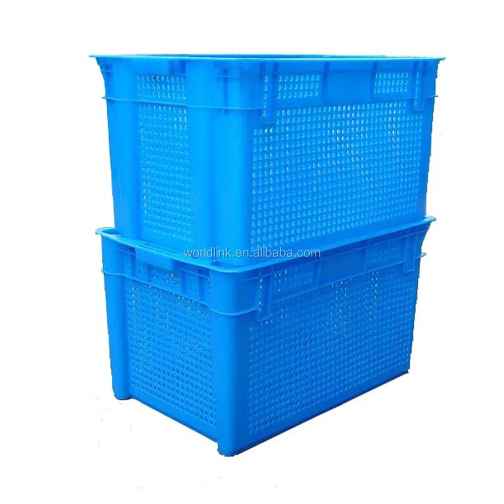 60kgs नीले प्लास्टिक बॉक्स की सब्जी