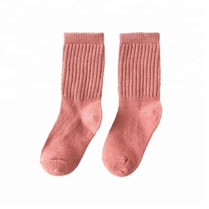 <span class=keywords><strong>Calcetines</strong></span> de algodón orgánico a rayas para niños, bonitos <span class=keywords><strong>calcetines</strong></span> de tubo, Color caramelo, para invierno - Product Image 2