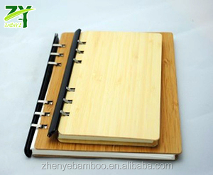 ZY-851 copertina di bambù ecologica quaderni degli studenti taccuini articoli per la casa - Product Image 4