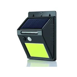 Lampe de jardin solaire à 48 COB LED avec détecteur de mouvement mural étanche pour l'extérieur de haute qualité Vente en gros