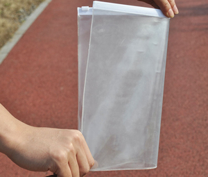 Chất lượng tốt trong suốt ống đồng in Ziplock PEVA Dây Kéo Túi lưu trữ với kích thước tùy chỉnh cho đồ chơi Túi Quà Tặng dịch vụ OEM - Product Image 5