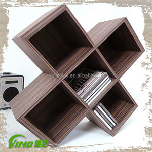 Petits panneaux de carreaux ou en billes de marbre, présentoir de cubes de rangement, pour exposition en bois, plusieurs niveaux, Portable, pour la vente au détail - Product Image 3