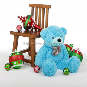 Orsacchiotto Gigante di <span class=keywords><strong>Peluche</strong></span> Economico da 300cm, Nuovo Regalo alla Moda, Giocattolo Morbido Imbottito, Orsacchiotto Blu - Product Image 2