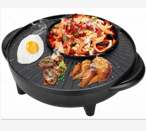 Offre Spéciale haute qualtity électrique forme ronde soleil et lune pot durable cuisinière pot