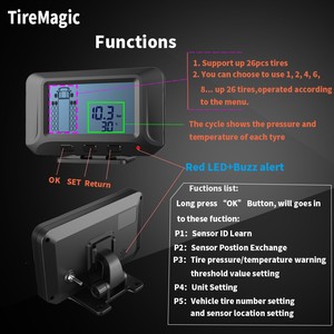 Factory Direct Wireless <strong>TPMS</strong> For Trucks Tire Pressure Monitoring System For 6 Tires - Product Image 6