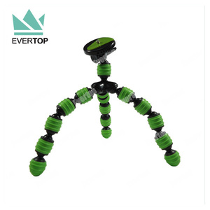 Camera Tripod Manufacturers TS-TRP07B Good Quality Flexible Camera Tripod DSLR ZOOM With Flexible Gripping Leg Compatible With SmartPhone Flashlight