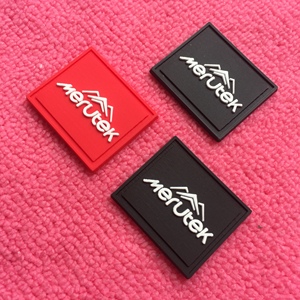 Stitching on Trademark Rubber Bag <strong>Label</strong>,Brand Logo PVC <strong>Shoe</strong> <strong>Labels</strong> - Product Image 1