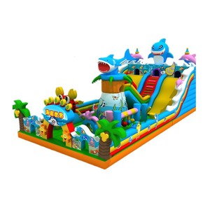 Labyrinthe gonflable géant <span class=keywords><strong>Jeux</strong></span> de sport Outdoor Gonflable Combo Slide Amusement Park for Sales - Product Image 2