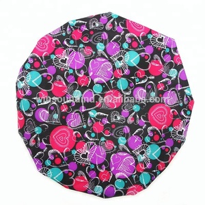 Bonnet de douche double couche en nylon polyester et PEVA imperméable Blue Ameba - Product Image 6