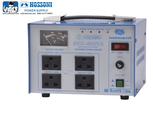 Stabilizer,ตัวควบคุมแรงดันไฟฟ้า SVC-500VA/0.5KVA,ความจุสูงสุด100%,คุณภาพสูง220V/110V,เต้าเสียบโรงงาน - Product Image 1