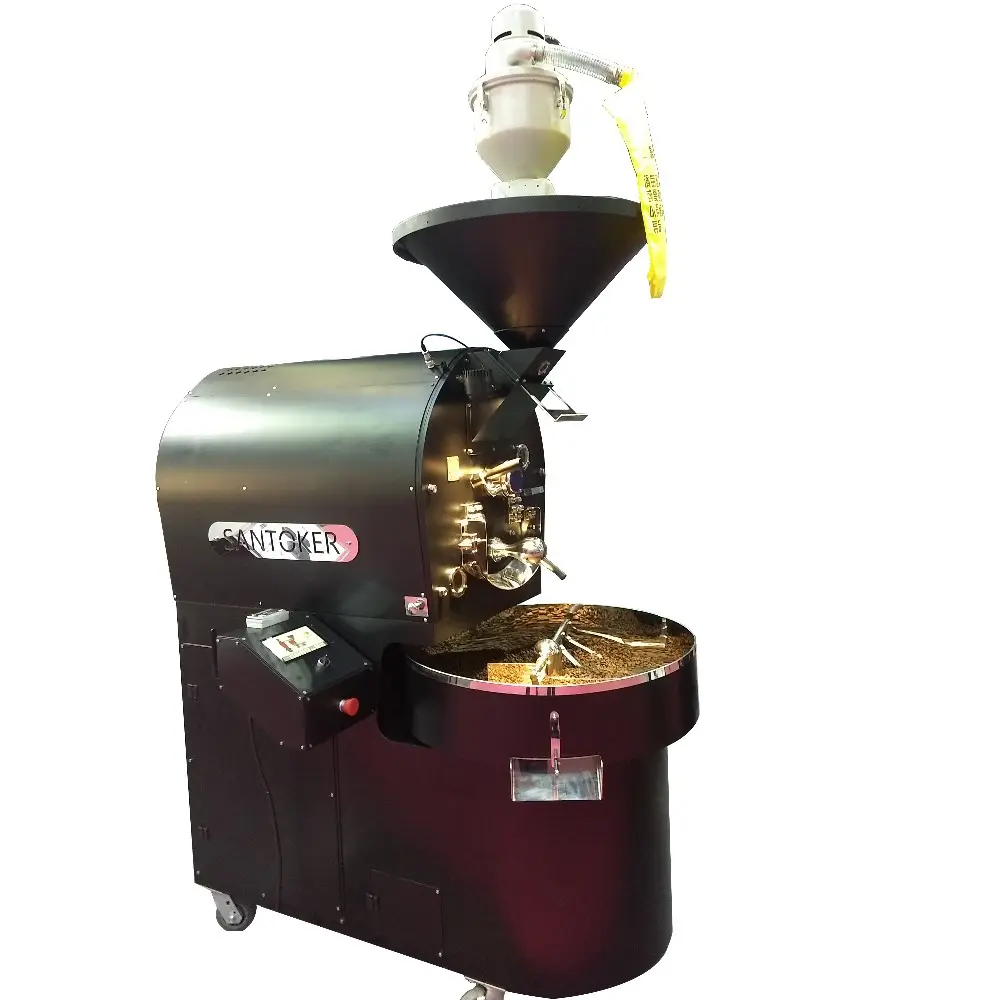 Santoker R6 कॉफी 6kg भुनने का यंत्र, पेशेवर कॉफी भुनने मैनुअल नियंत्रण के साथ कॉफी बीन बरस रही उपकरण कारीगर सॉफ्टवेयर