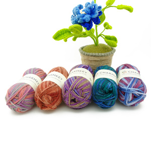 Fil fantaisie 100 % <span class=keywords><strong>laine</strong></span> filée en anneau, certifié Oeko-Tex, très doux, teint, haute résistance pour le tricot à la main – Vente en gros - Product Image 6