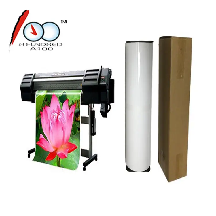 150G rollo 24 "* 30m autoadhesivo de papel fotográfico brillante