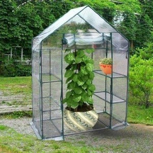 <strong>Walk</strong> <strong>in</strong> <strong>Greenhouse</strong> Garden Compact System Weather Resistant PVC - Product Image 5