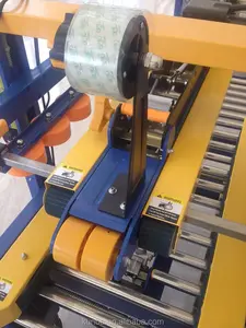 FJ6050 sigillatrice automatica per cartone con guida superiore e inferiore sigillante per nastratura, sigillante per cartoni con nastro adesivo animato su Up-down, sigillante per scatole