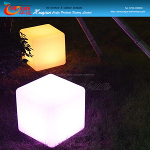 Plástico iluminado levou cubo / cubo levou assento / cadeira cubo iluminado / brilhante assento cubo - Product Image 5