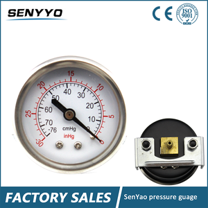 Aço Inoxidável 2-1/2 "<span class=keywords><strong>Dial</strong></span> 1/4" NPT 0/100 psi Back Mount Flange Manômetro <span class=keywords><strong>Vacuum</strong></span> <span class=keywords><strong>Gauge</strong></span> - Product Image 5