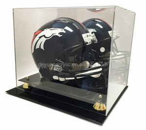 Boîte en acrylique transparente pour casque, baseball, rugby, basketball, cubes d'affichage en acrylique avec couvercle - Product Image 6